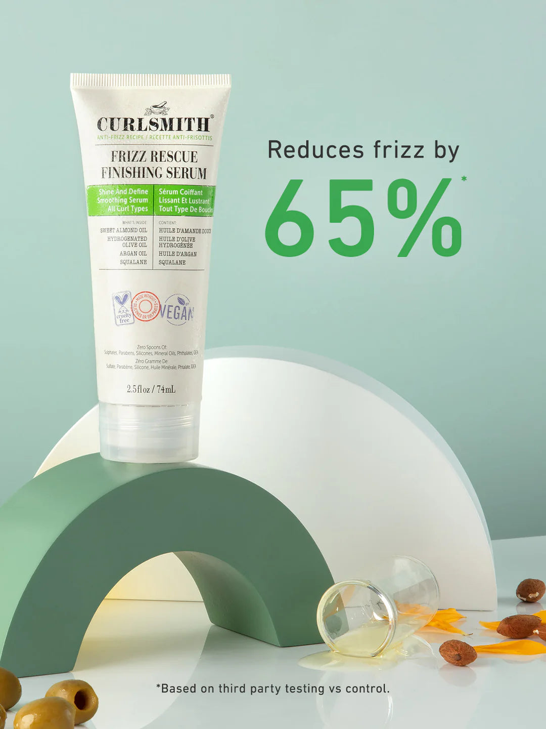 Curlsmith Frizz Rescue Finishing Serum