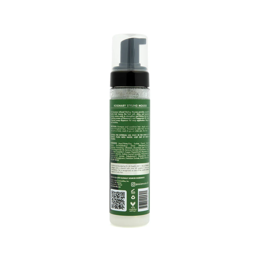 As I Am - Rosemary Styling Mousse - 237ml