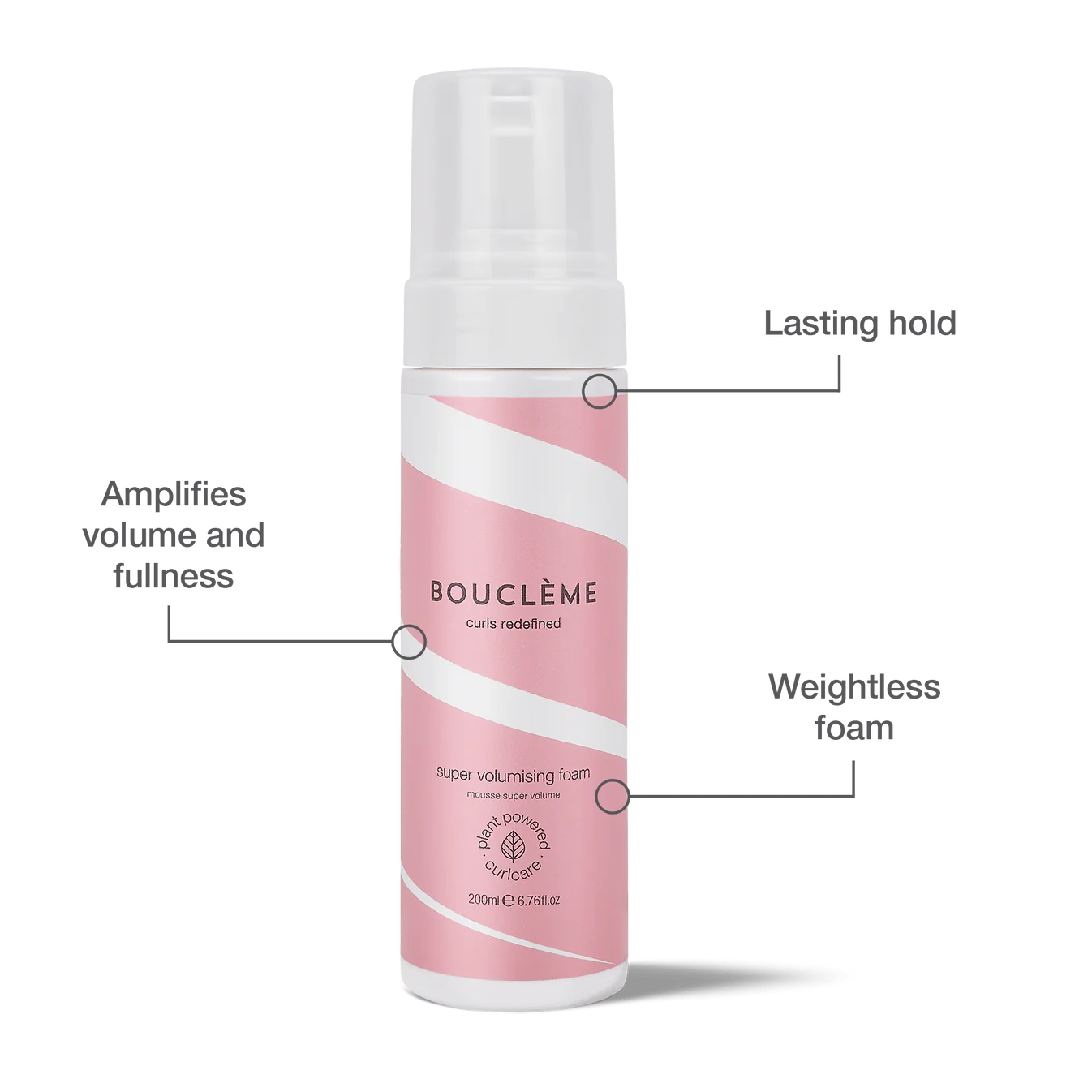 Bouclème Super Volumizing Foam (200ml)