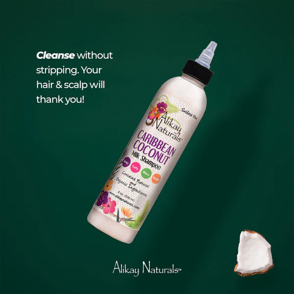 Alikay Naturals Shampooing au lait de coco des Caraïbes, format voyage