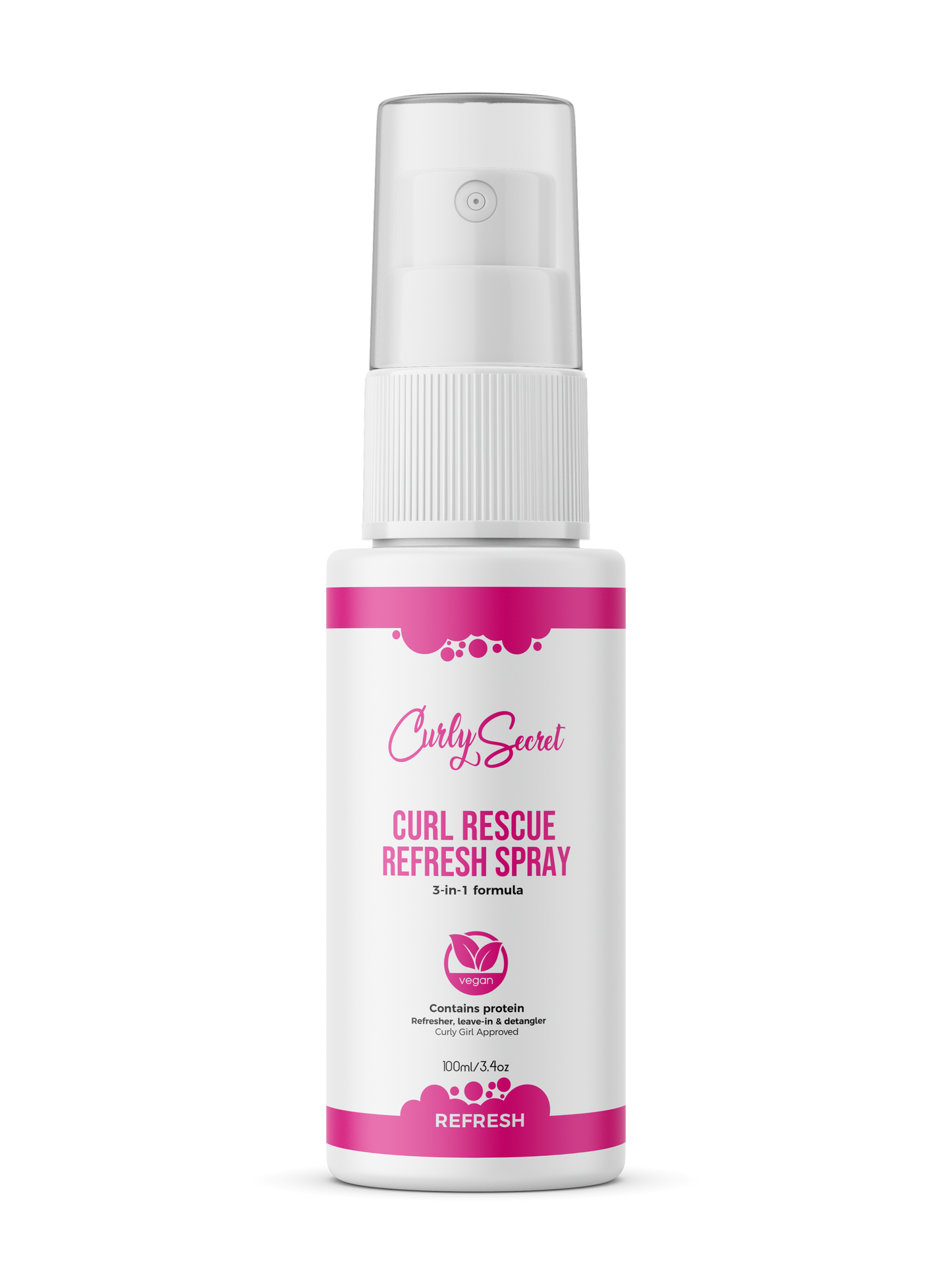 Curly Secret Curl Rescue Spray rafraîchissant Format voyage