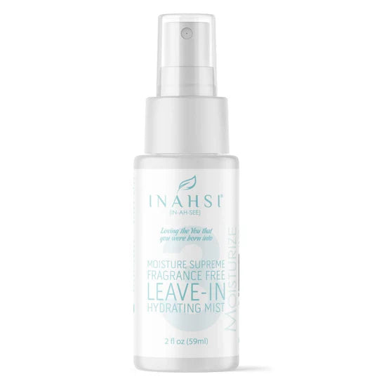 Inahsi Moisture Supreme Fragrance Free Leave-In Hydrating Mist - Travel Size 59ml