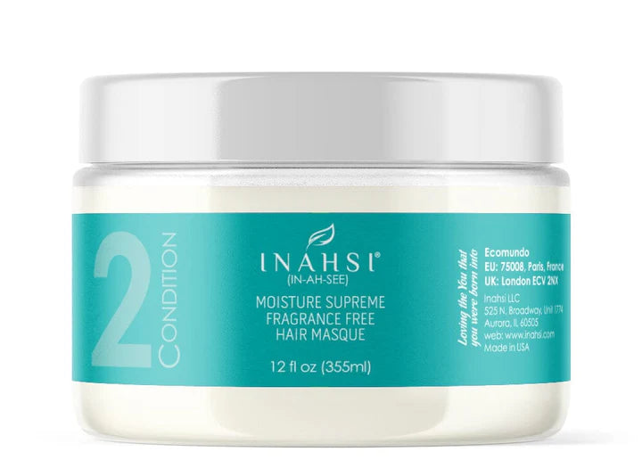 Masque capillaire sans parfum Moisture Supreme d'Inahsi