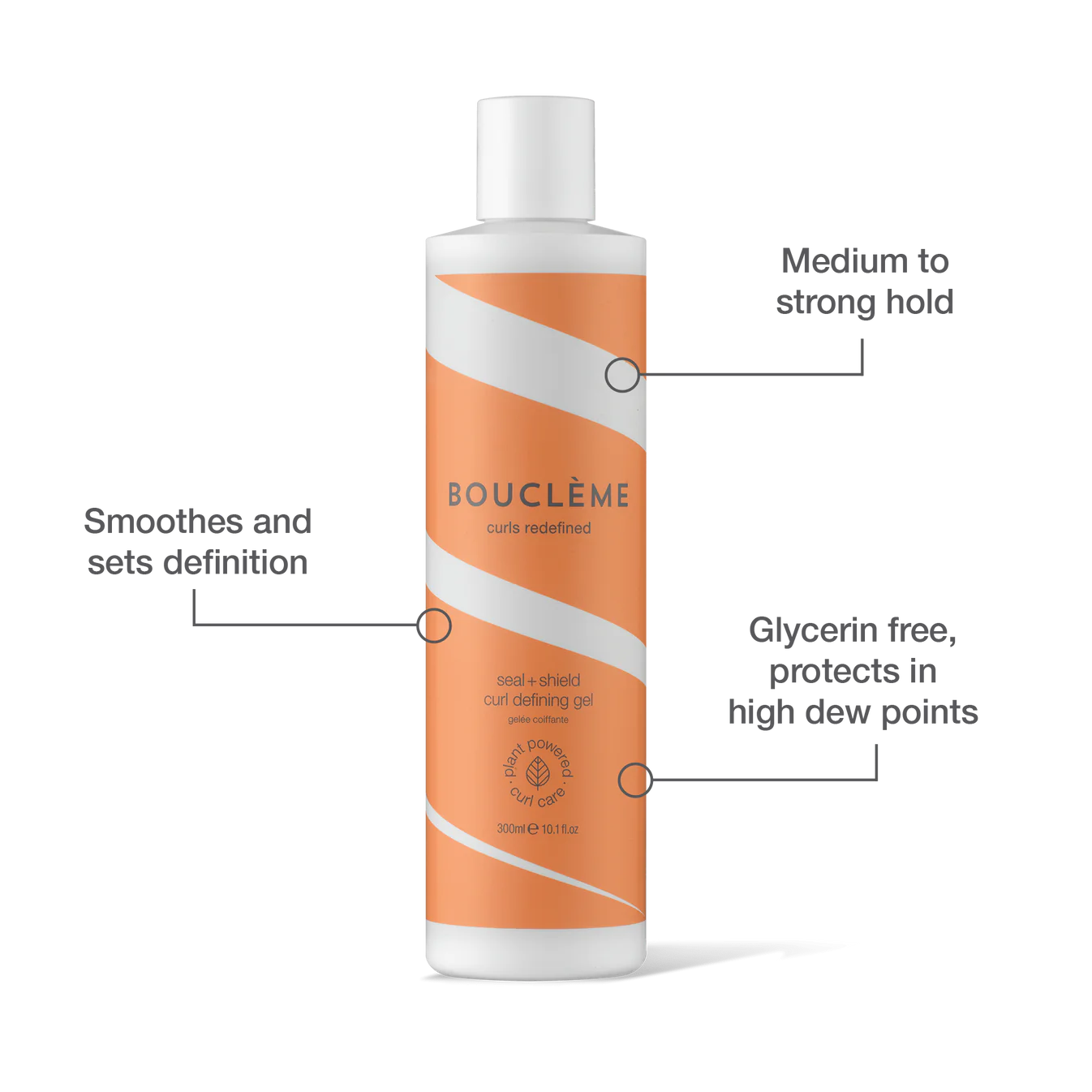 Bouclème Seal + Shield Gel Définisseur de Boucles 300 ml